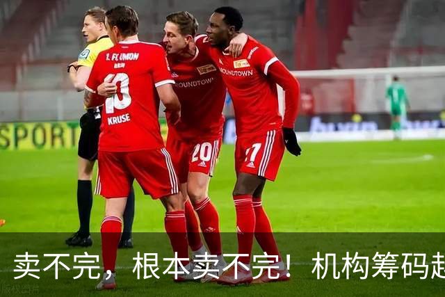 卖不完，根本卖不完！机构筹码越来越多