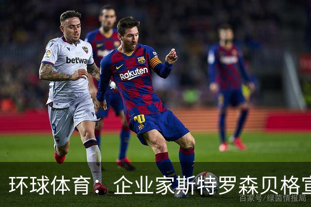环球体育：企业家斯特罗森贝格宣布竞选瓦斯科主席